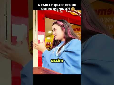 A EMILLY QUASE BEIJOU OUTRO MENINO! 😳 #leozinho077 #dosrosas # #emillyvickof