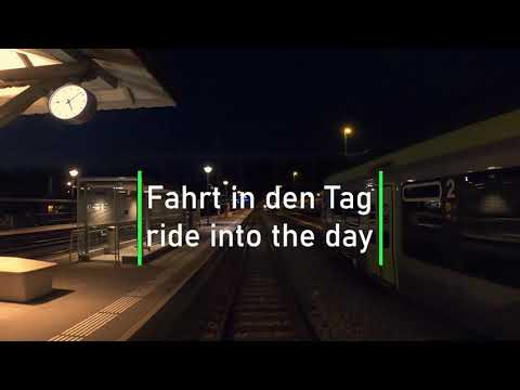 Fahrt in den Tag - ride into the day