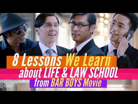 8 Lessons about LIFE and LAW SCHOOL from BAR BOYS Movie