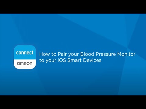 OMRON connect US/CAN App iOS Pairing Video