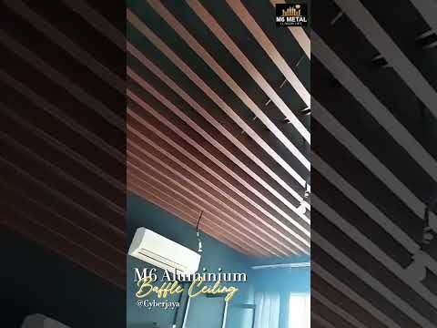M6 ALUMINIUM BAFFLE CEILING @ CYBERJAYA