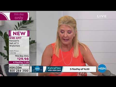 Kessaris Set of 3 Watches