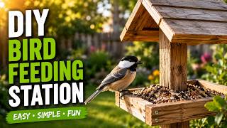 DIY Bird Feeding Station from Upcycled Timber: The Complete Beginner's Guide to Welcoming Wild Birds