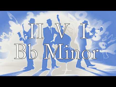 2 5 1 Bb Minor | Jazz Backing Track | Cm7b5 | F7 | Bbm7 |
