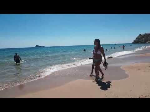 Sant Sebastià Beach in 4K - One of Barcelona's Longest & Most Beautiful Shores 🌴