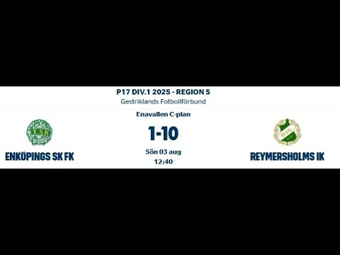Enköpings SK FK - Reymersholms IK (U17) (2025-08-03)