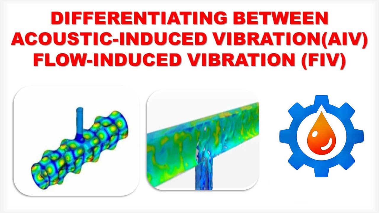 Differentiating- Acoustic induced(AIV), Flow-induced vibration (FIV)