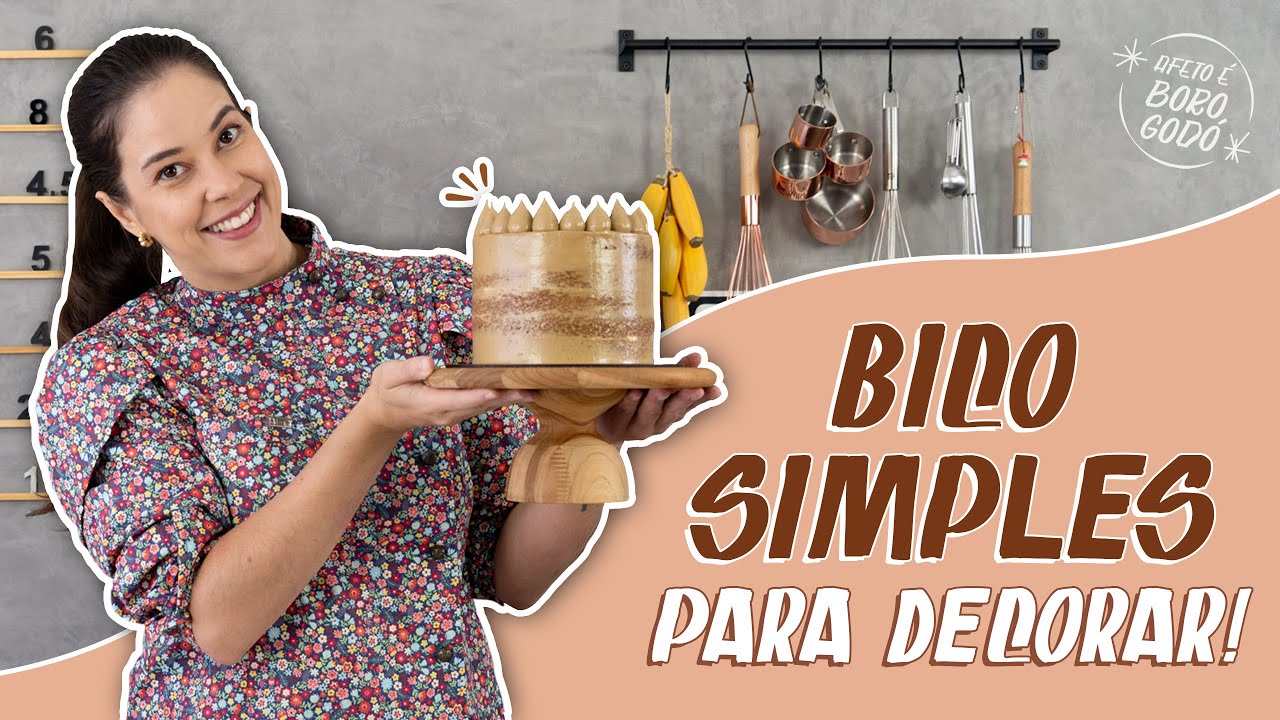 Como decorar Bolo com Bico Simples | É Coisa Nossa! #04