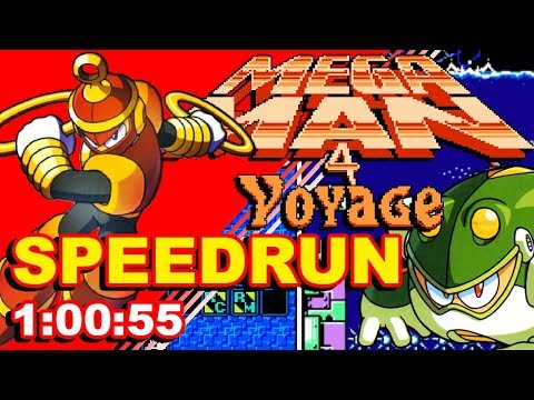 Mega Man 4 Voyage - Speedrun Any% (1:00:55) (All Items)