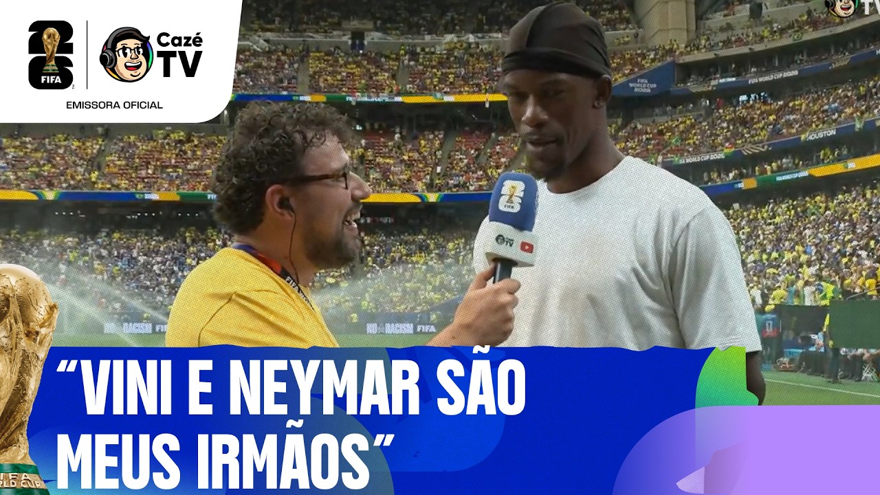 ELE É MUITO BRASIL! JIMMY BUTLER FALA SOBRE NEYMAR, VINI JR E TORCIDA PELO BRASIL
