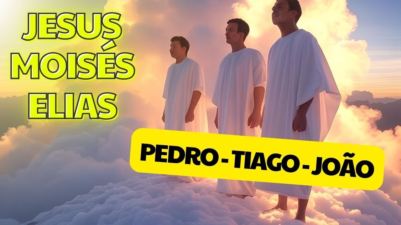 Jesus, Moisés e Elias no Monte da Transfiguração - Mateus 4, Mt 4, Marcos 9, Mc 9, Lucas 9, Lc 9