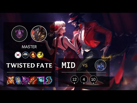 Twisted Fate Mid vs Sylas - KR Master Patch 10.15