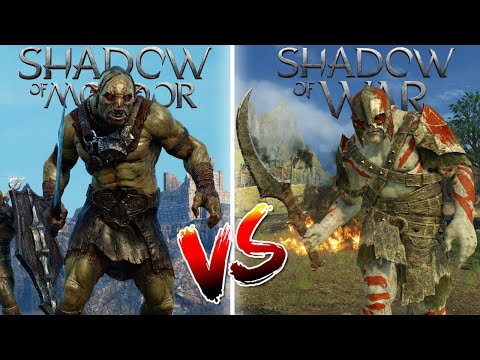Shadow of Mordor vs Shadow of War - Direct Comparison