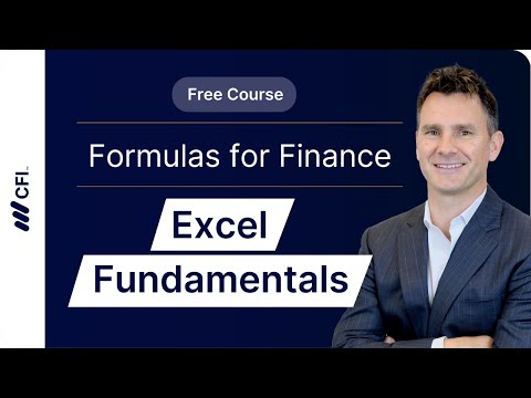 Excel for Finance Essential Formulas Shortcuts Part 8 CFI Course