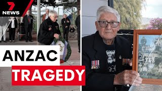 WWII veteran dies on way to Anzac Day dawn service in Port Broughton | 7 News Australia