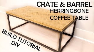 DIY Crate and Barrel Dixon Coffee Table