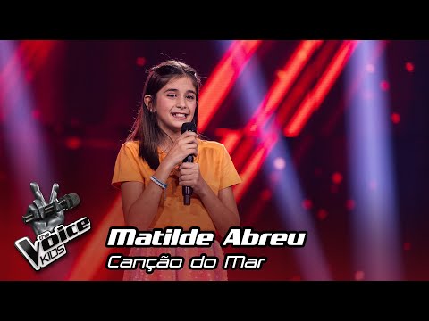 Matilde Abreu - "Canção do Mar" | Prova Cega | The Voice Kids Portugal