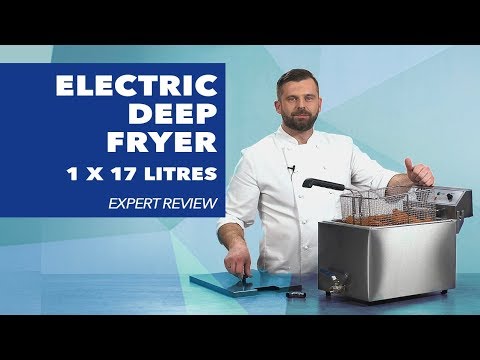 video - Elektrisk frityrkoker - 1 x 17 L - perfekt til fisk