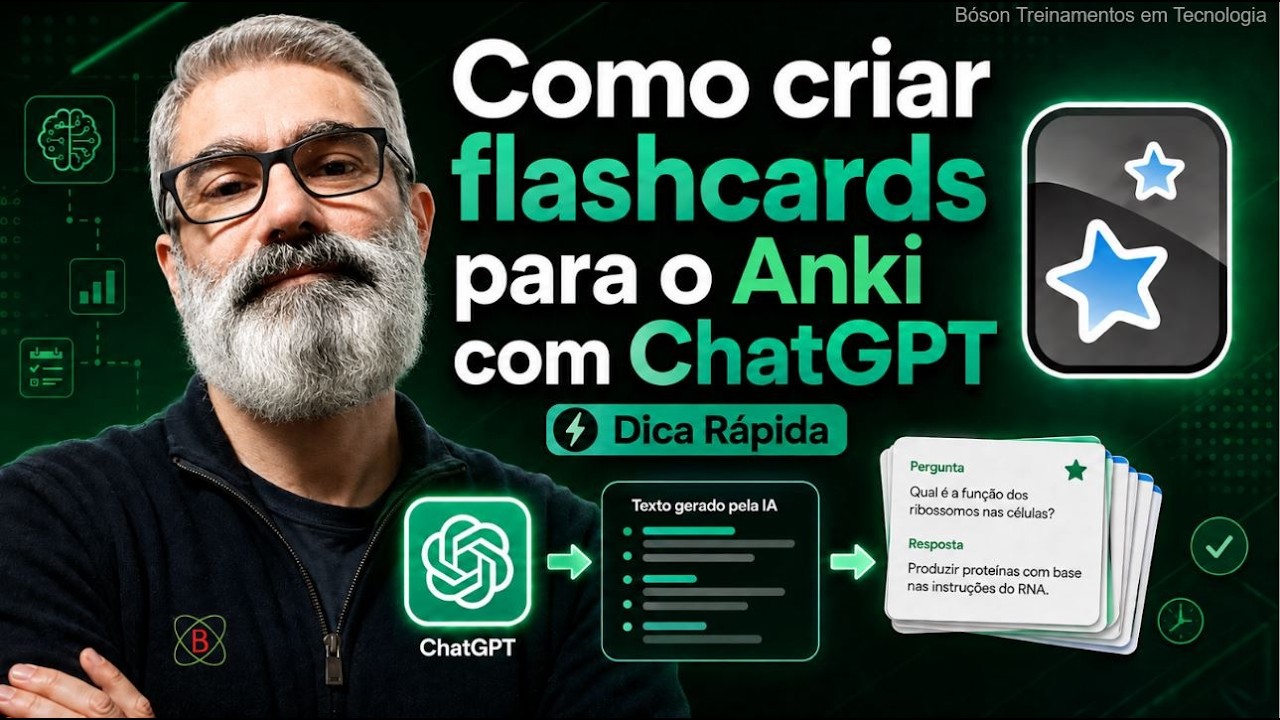 Como criar flashcards para o Anki com ChatGPT ou outra IA Generativa