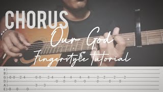 Chris Tomlin - our God easy fingerstyle guitar tutorial with tabs