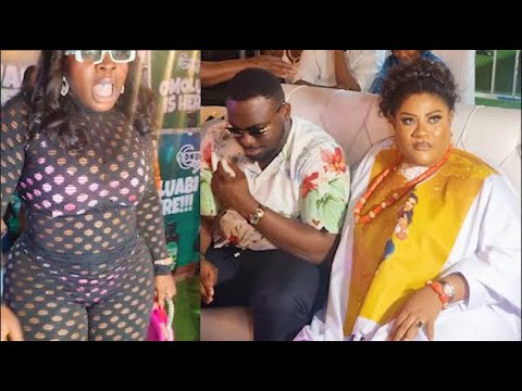 See Yoruba Actress Olaide Oyedeji’s Outfit That Shocked Nkechi Blessing And Everyone At Her Party