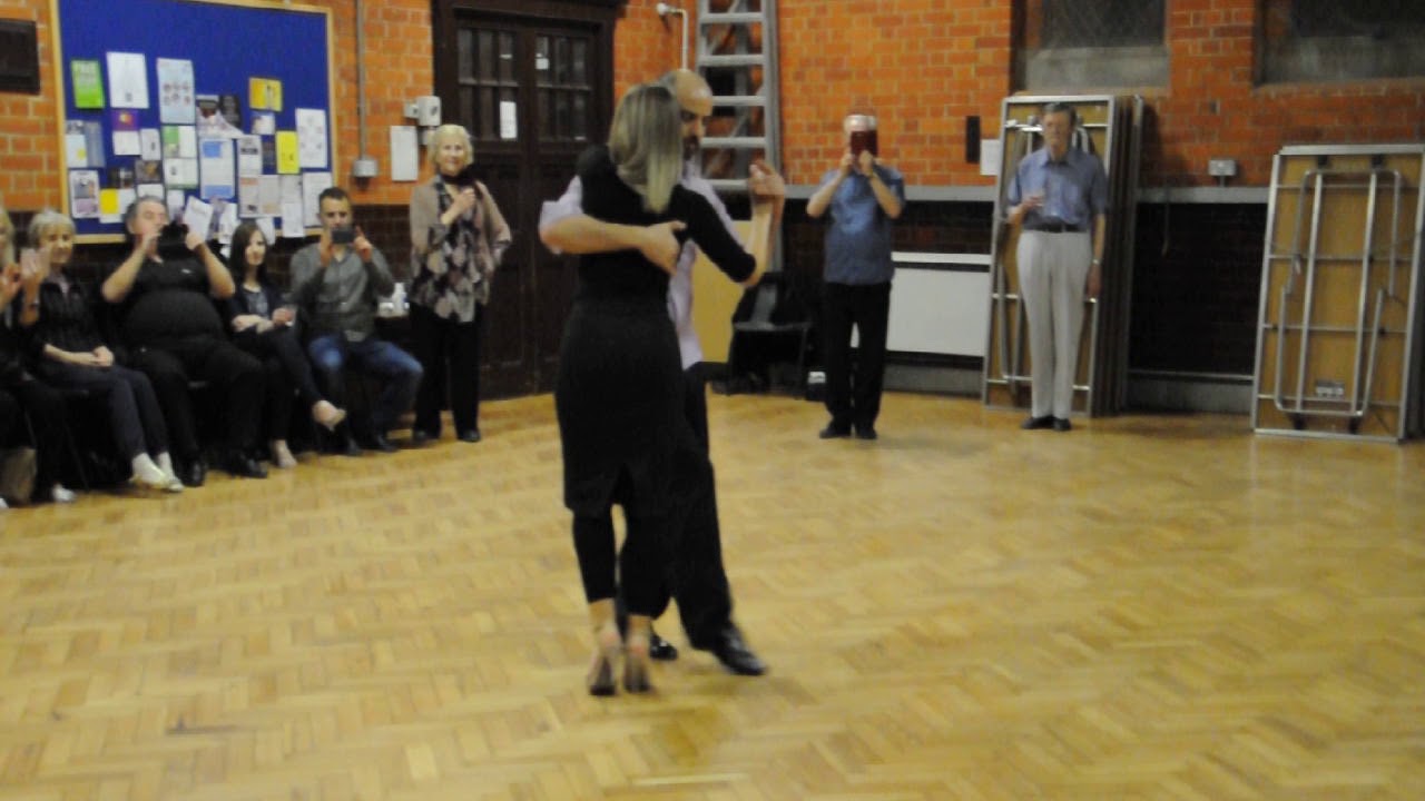 Gaston Camejo & Lorena Cattaneo, Milonga Class at Reading Tango Club