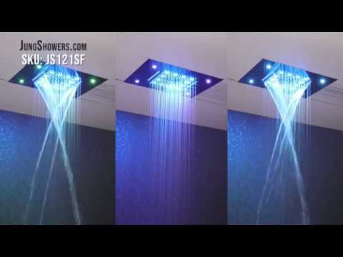 Marina Multi Function Stainless Steel Ceiling Mount Shower Head And Hand Shower