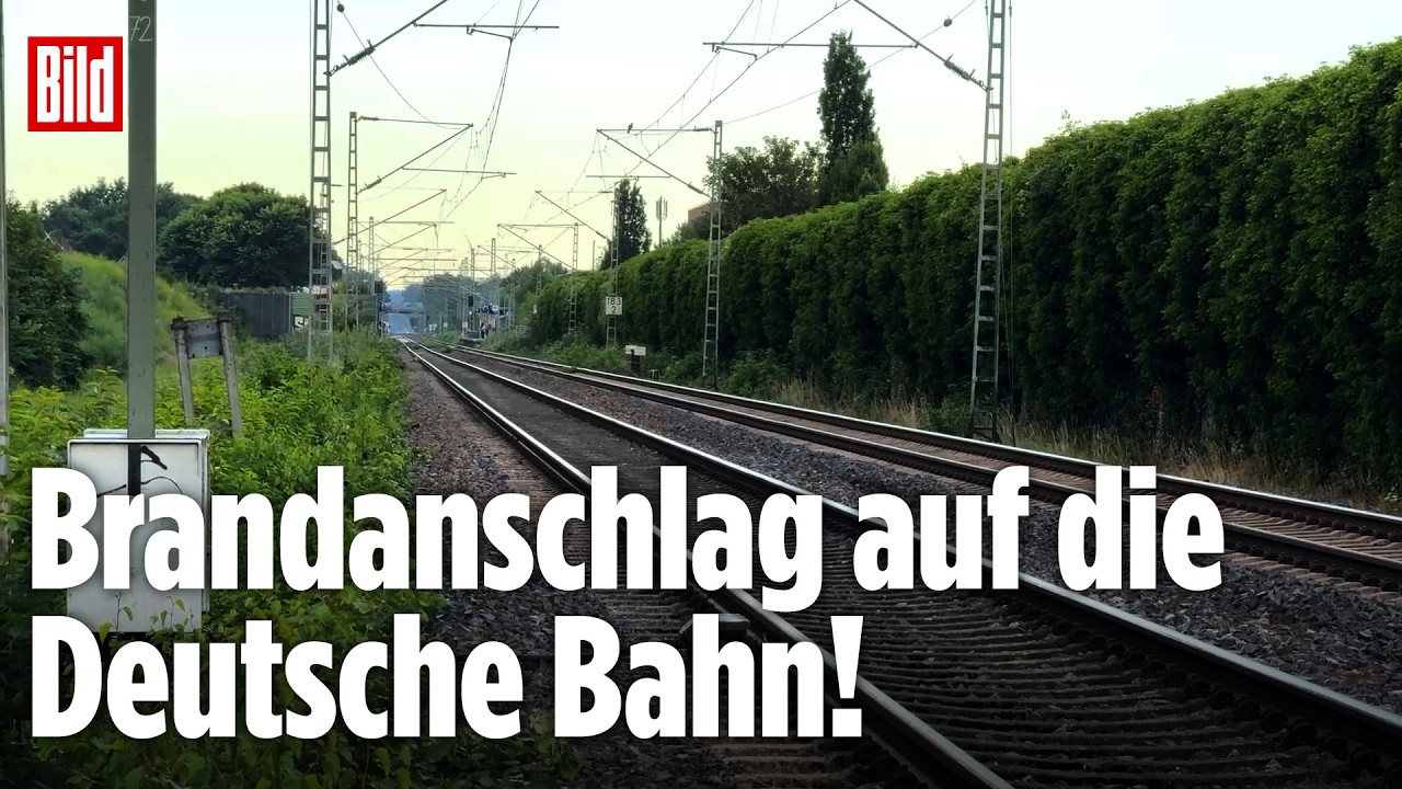 BRANDANSCHLAG IN HAMBURG: Feuer-Attacke auf Deutsche Bahn legt Zugverkehr lahm!