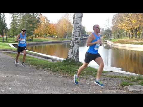 Å-stadsloppet 2018 - Vid 2, 7, 14 km och Mål
