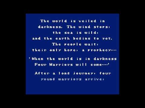 Final Fantasy NES intro prophecy with full voice-over
