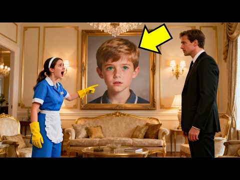 "I RECOGNIZE THAT BOY!" SHOUTED THE EMPLOYEE UPON SEEING THE PORTRAIT IN THE MANSION