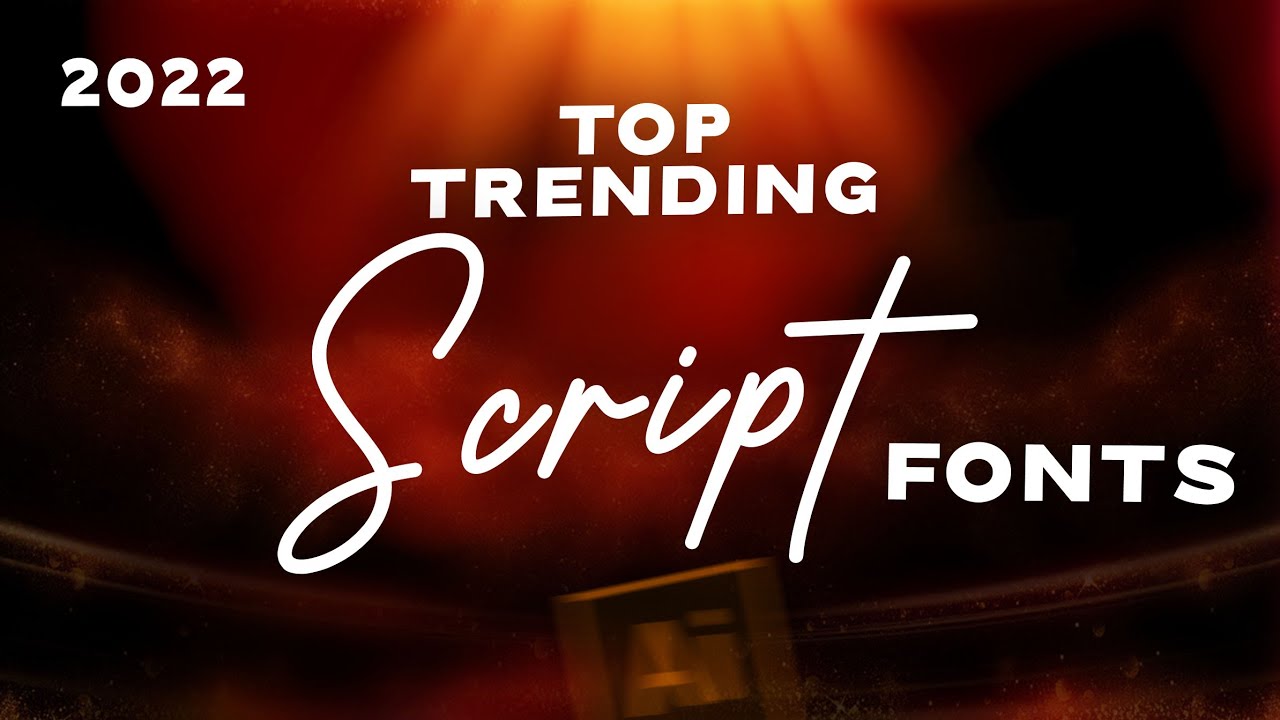 Most Popular Script Fonts You Should Be Using!!! | Free For Commercial Use | Free Download Link