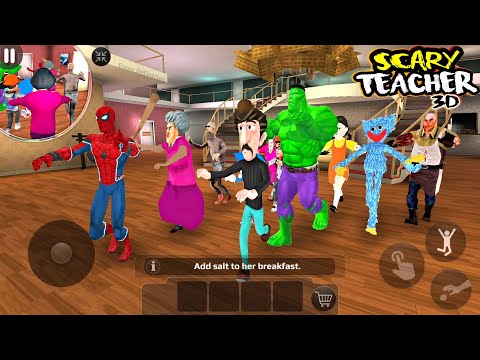 Multi Charaters in Scary Teacher 3D Chapter Update Gameplay scary teacher 3d game definition hindi