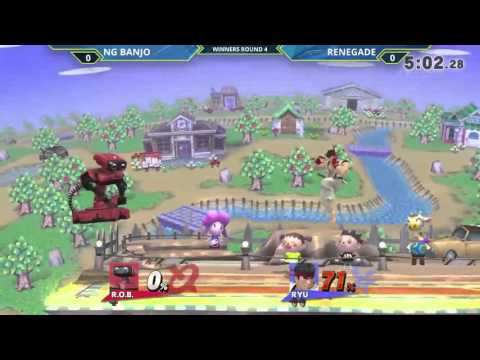 Salty Sunday @ eBash 43 (WiiU) -  NG Banjo VS Renegade - Winners Round 4