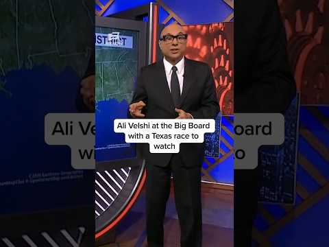 Ali Velshi at the Big Board with a Texas race to watch