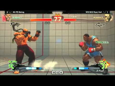 SSF4AE EG PR Balrog vs WW MCZ Ryan Hart - CEO2013 Day 3