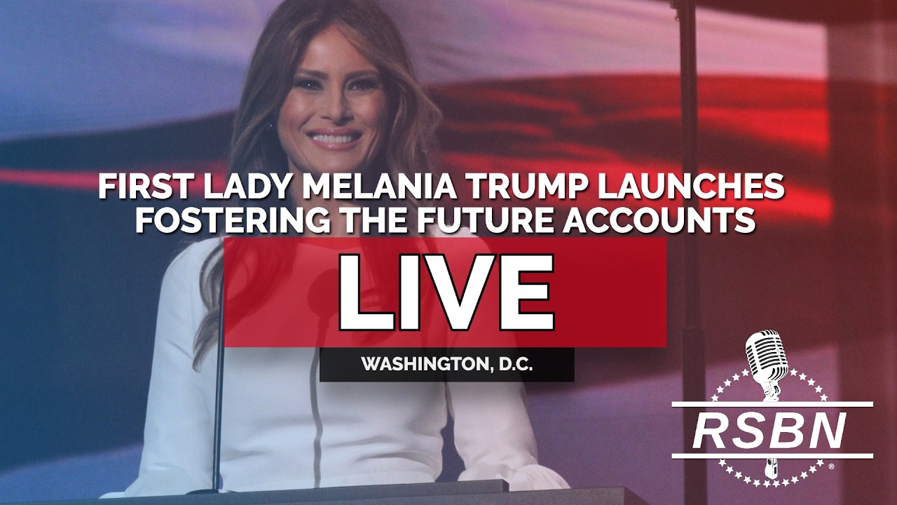 LIVE: First Lady Melania Trump Launches Fostering the Future Accounts - 06/11/26