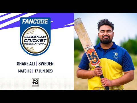 POTM: S.Ali - SWE vs GER | Highlights | FanCode ECI Sweden | 17 June 2023 | ECI23.071