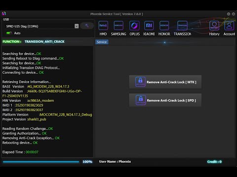 Anti-Crack Exception Remove SPD – Infinix, Tecno, Itel | Phoenix Service Tool