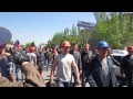 Марш шахтёров Донбасса за Референдум ДНР 07-05-2014 