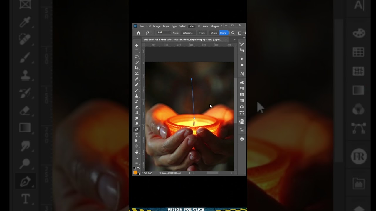 How to Create Realistic Fire Flames Using Photoshop 2025 | #photoshop #tutorial