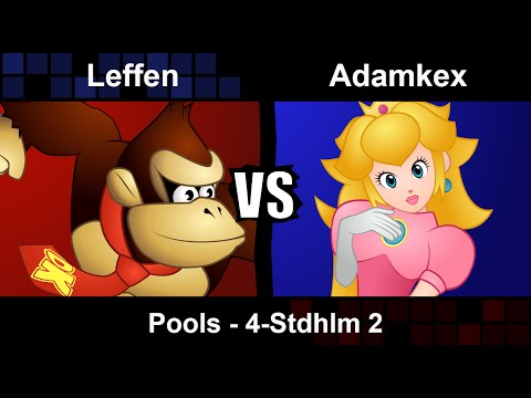 Leffen (DK) vs Adamkex (Peach) - Pools 4-Stockedholm 2