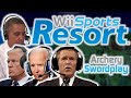 US Presidents Play Wii Sports Resort Archery Swordplay Supercut