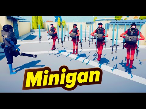 TABS Mod - Minigun vs Units