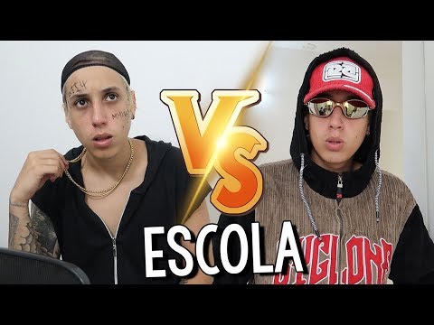 TRAPPER'S VS MC'S NA ESCOLA