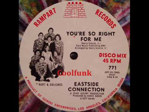Eastside Connection - You're So Right For Me (12" Disco 1977)