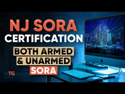 NJ SORA Certification Process