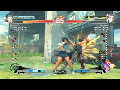 SSF4 2012 Sakura (kamata3) vs Chun Li (chiakhazan) Japanese Ranked Matches