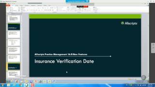 CFH Allscripts PM Upgrade Demo