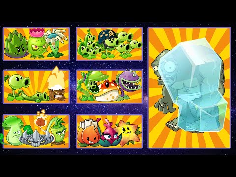 Random Team Plants vs Team Frozen Gargantuar - Which Team Plants Best? - PvZ 2